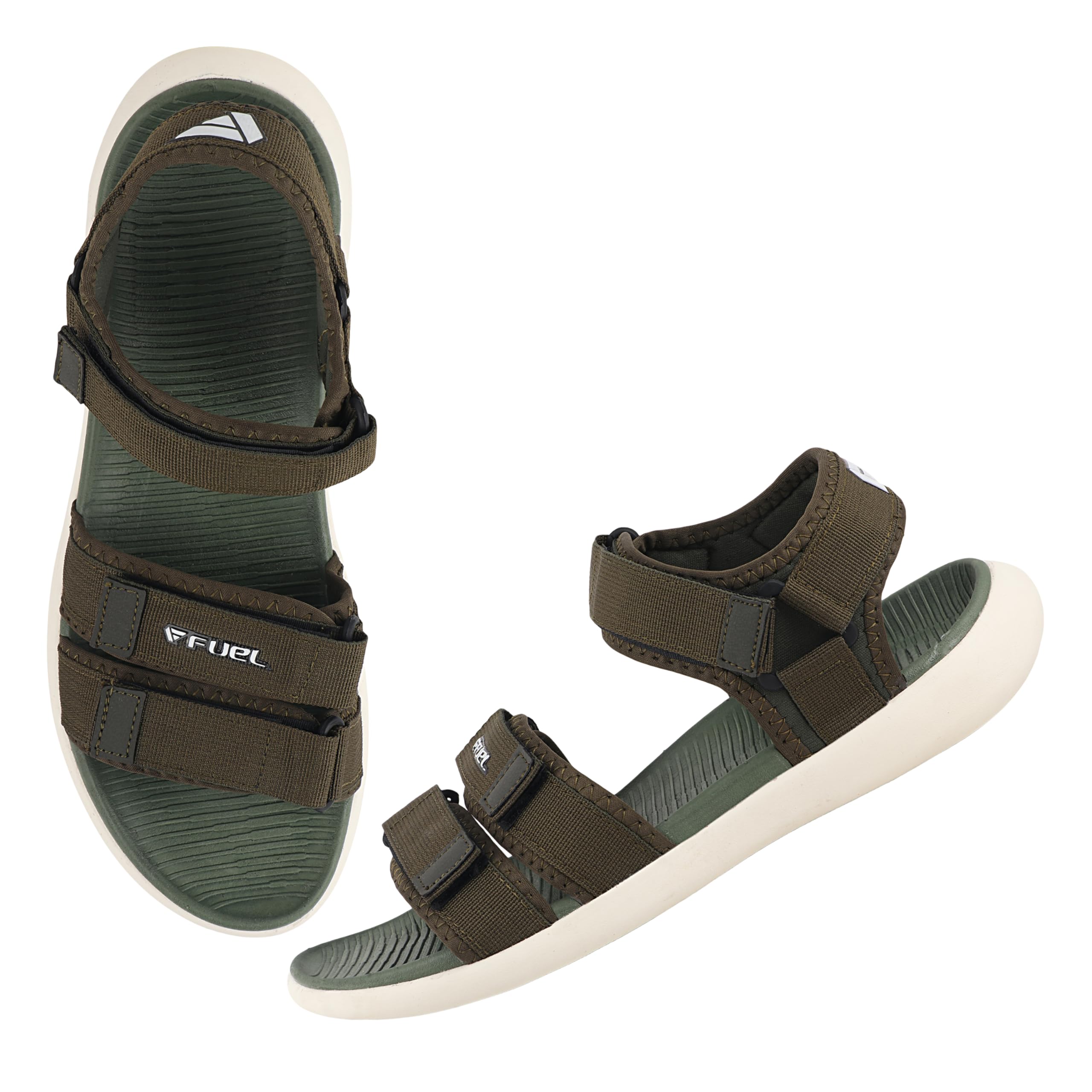 FUEL Sandals & Floaters for Men & Boys Comfortable & Lightweight Dailywear, Anti-Skid Flexible & Breathable for Running, Walking Stylish Casual Sandal for Outdoor Footwear For Gents (Power-01) (B0CTWRX4F1) Amazon Price History, Amazon Price Tracker