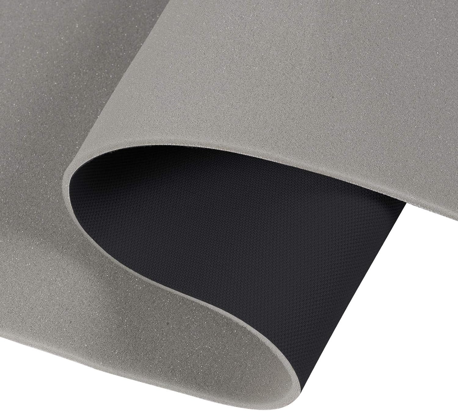 otoez Headliner Fabric Material with 1/8" Foam Backing 60" x 72" Automotive Roof Upholstery Fabric for Car SUV Boat Pickup Truck RV Home Replacement Repair DIY (Black)