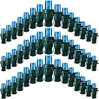 Vista 12 de Bombillas de repuesto LED Honoson de 5 mm para luces de cadena de Navidad, juego de luces de alambre de ángulo amplio LED para decoración del hogar