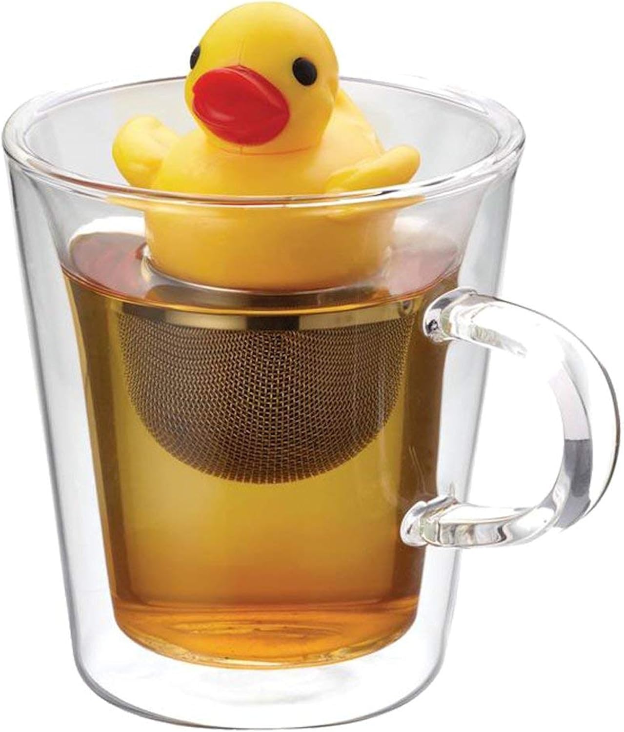 Le Studio Tea Bag in fuser Duck, Multicolor