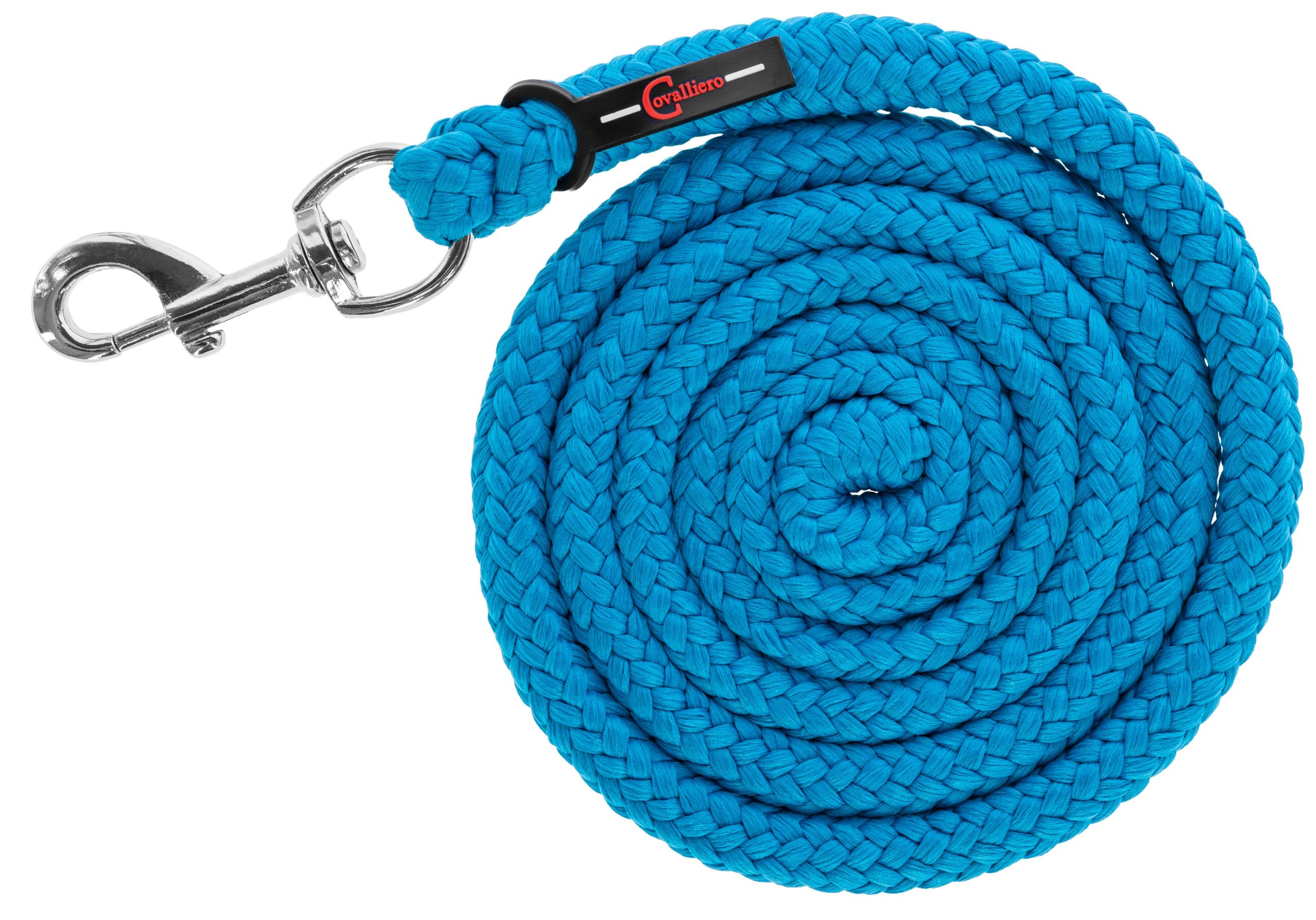 Kerbl Hippo Lead Rope with Snap Hook - Blue (Length 200 cm, Weight 0.1 kg, Material Polyethylene, Knit, Lead) 3230441