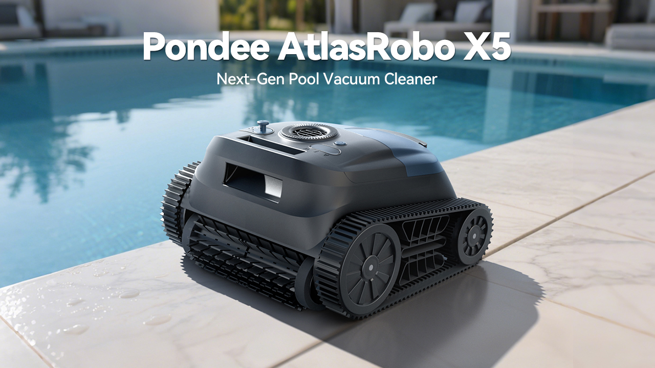 Amazon.com : Pondee X5 Cordless Robotic Pool Cleaner, Wall