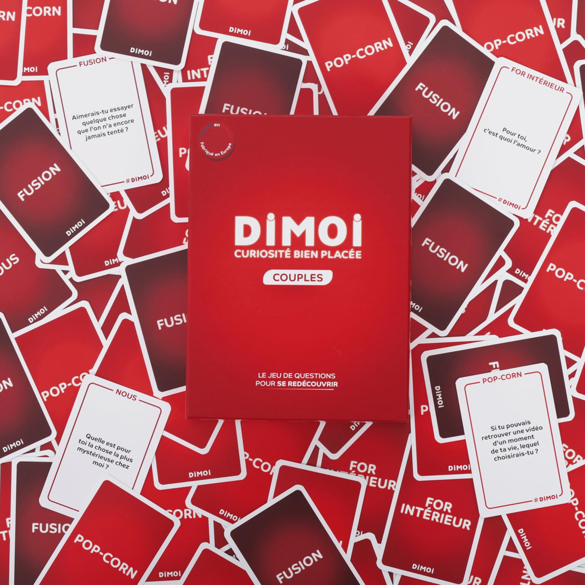 Dimoi Jeu de Couple 240 Cartes pour Conversations Amoureuses - Cadeau Femme Homme