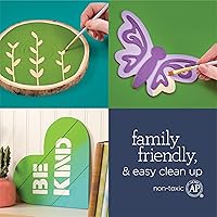 Vista 6 de Apple Barrel set de pintura acrílica, 18 piezas, (2 onzas), promoabii ii