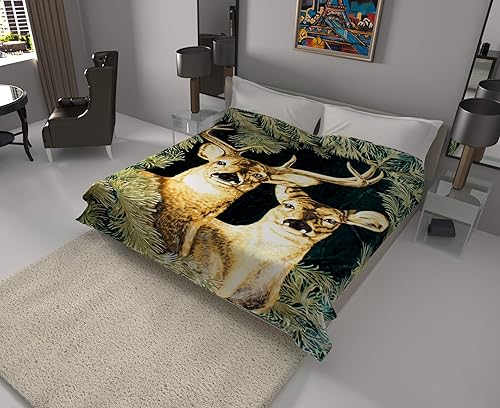 Solaron - Cobija de doble vista súper gruesa y resistente, de peso pesado, ultra sedosa, para cama king-size o queen.