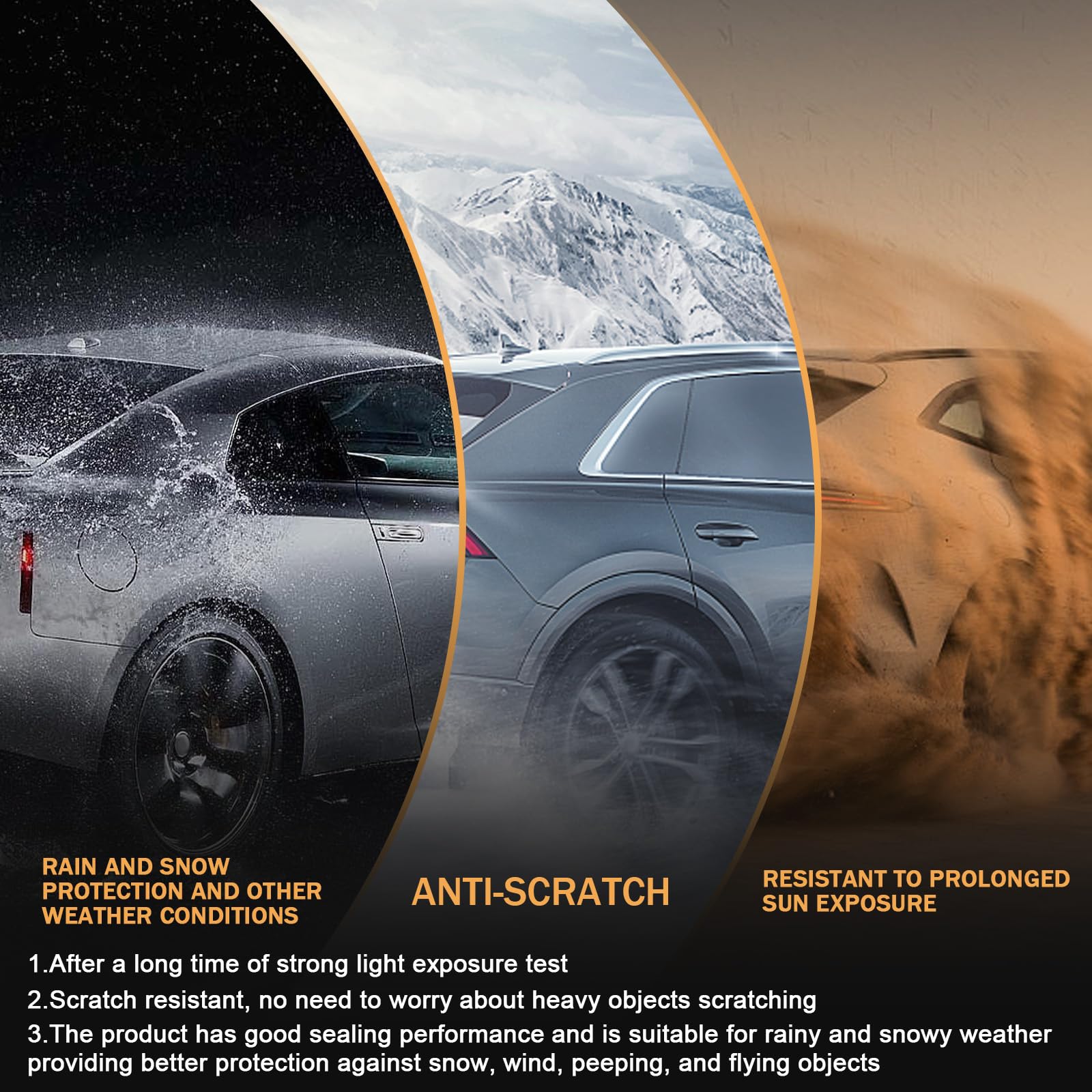 DICMIC Soft Roll-Up Truck Bed Tonneau Cover Compatible with 2015-2024 Ford F-150 5.5FT Bed