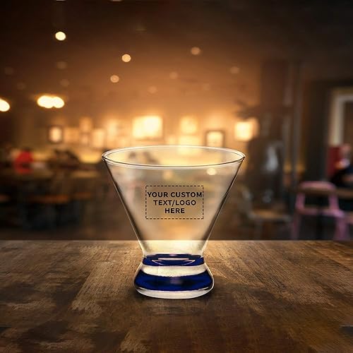 Miniatura 8 de Libbey - Vasos de Martini personalizados de 8.25 onzas, juego de 10, paquete personalizado a granel, ideal para cócteles, recuerdos de boda,