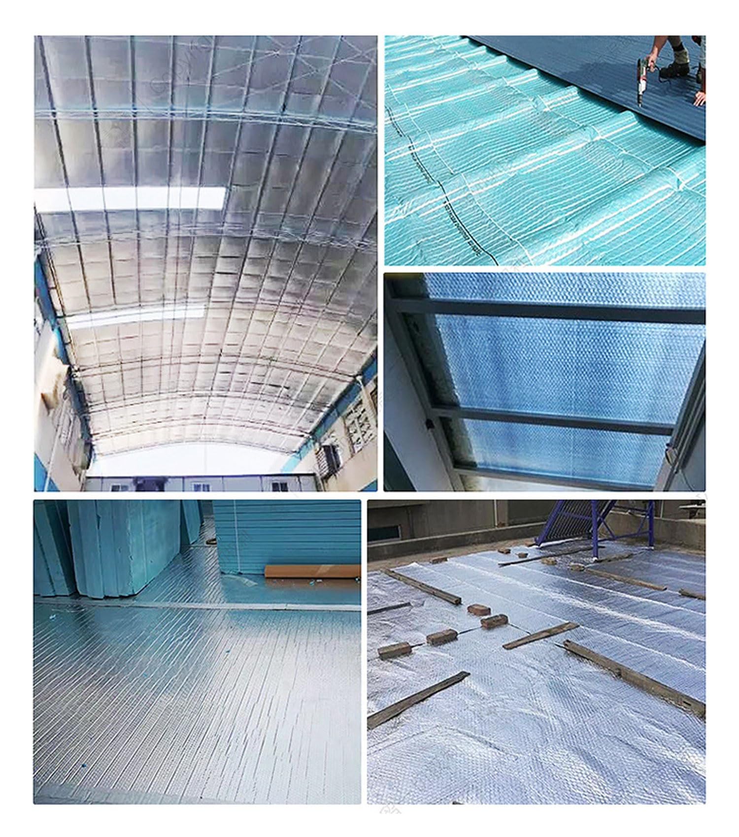 Isolante Termico Riflettente per Termosifoni Pannelli Isolanti Termosifoni Isolante Termico Adesivo per Termosifoni Pannelli Coibentati Finto Coppo ( Size : 1x8m )