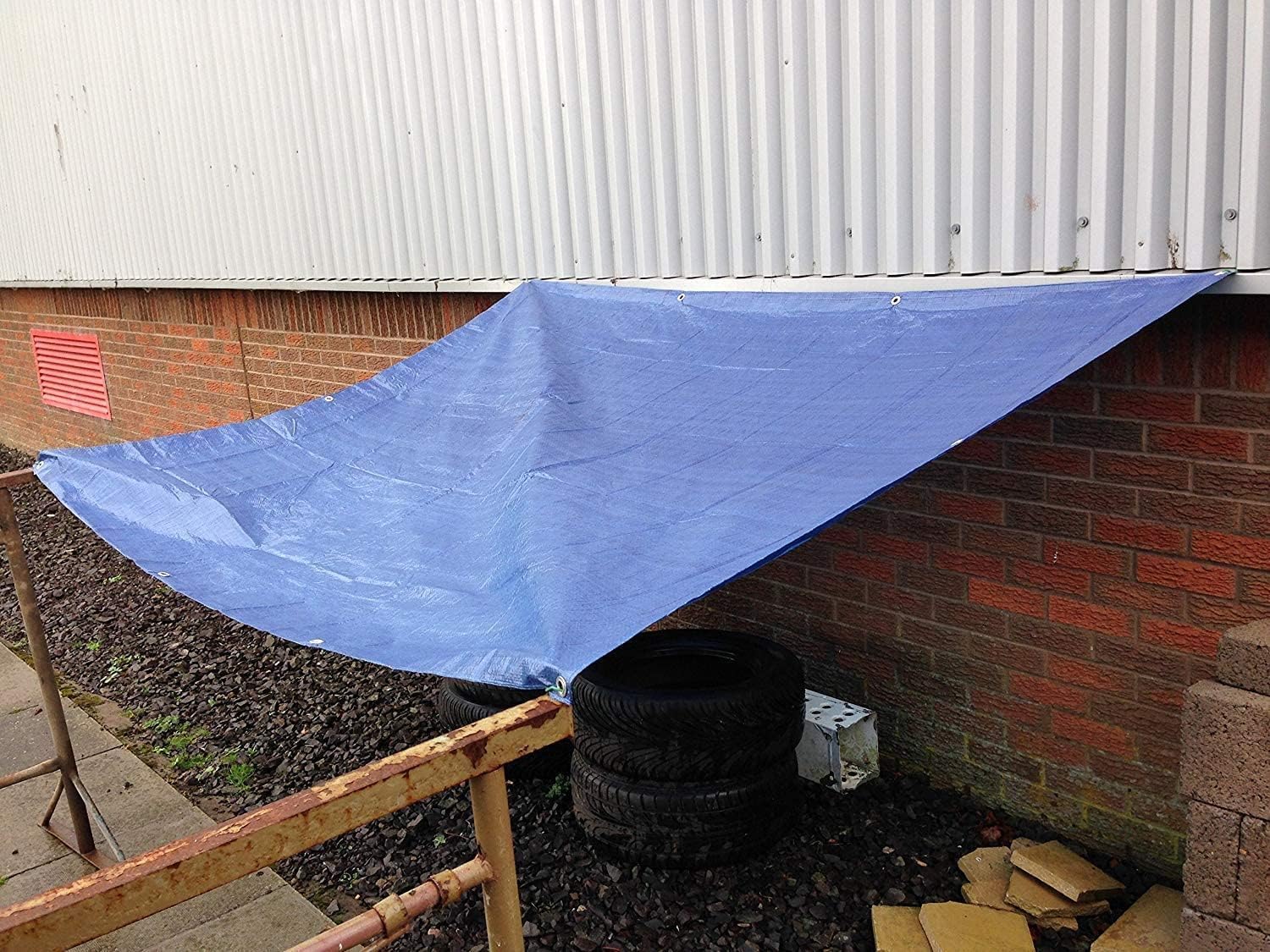 TARPAULIN Ground Sheet Sheets Waterproof Heavy Duty Tarp Canopy Tent Camping MAT
