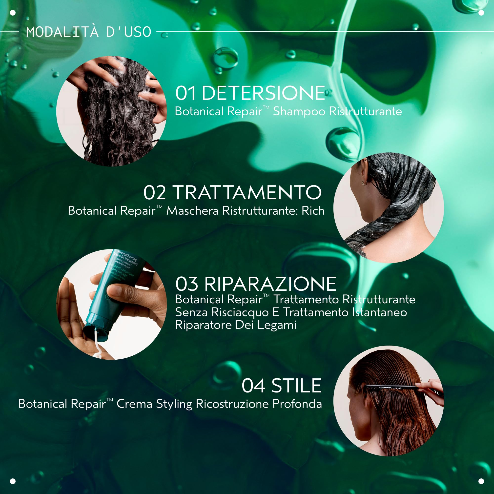 Aveda Botanical Repair Set: Maschera (200 ml) + Shampoo Ristrutturante (200 ml) per Capelli più Forti - Ammorbidisce e Facilita la Districatura dei Capelli Medio-Spessi