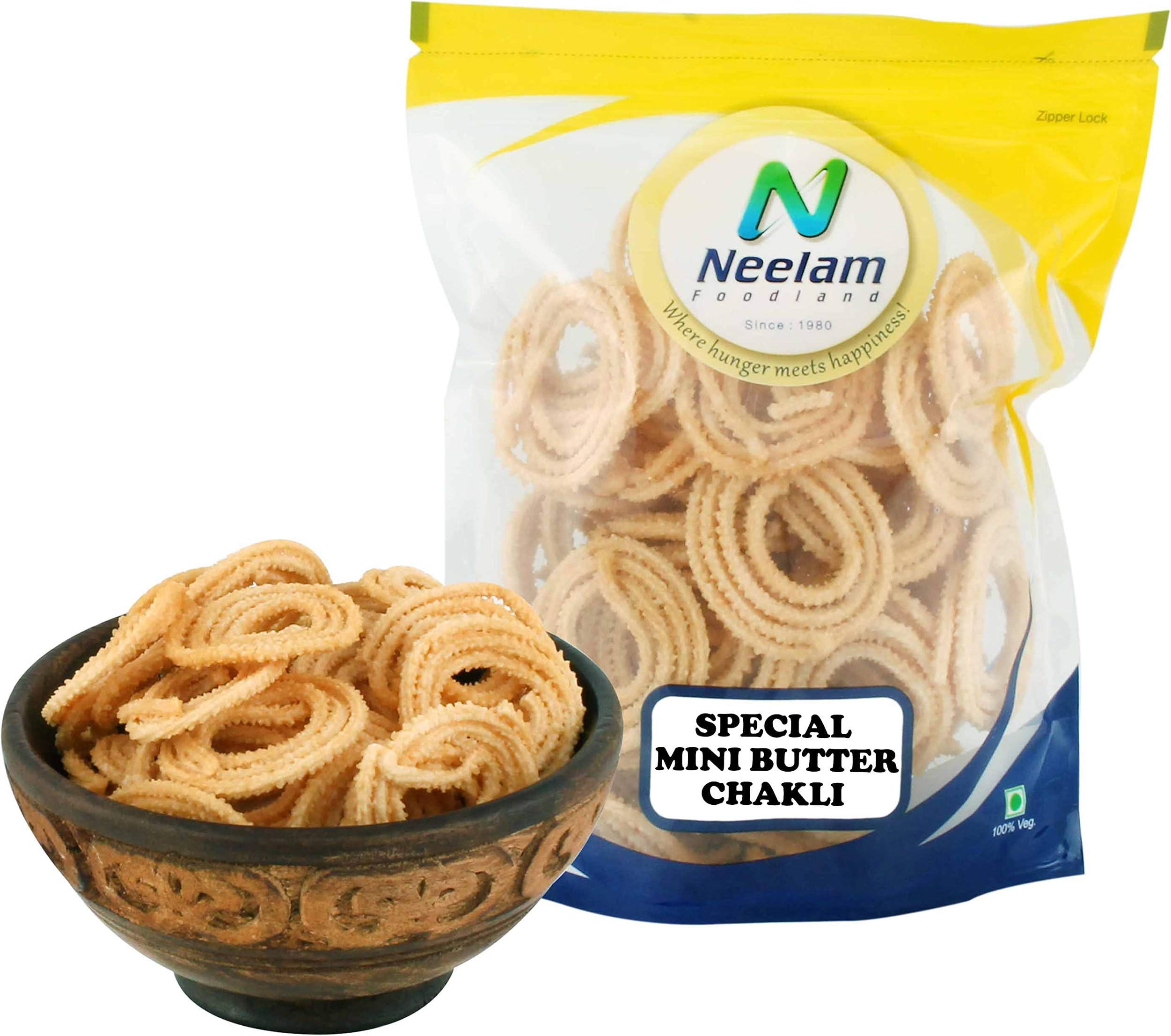 Neelam Foodland Mini Butter-Chakli, 200g