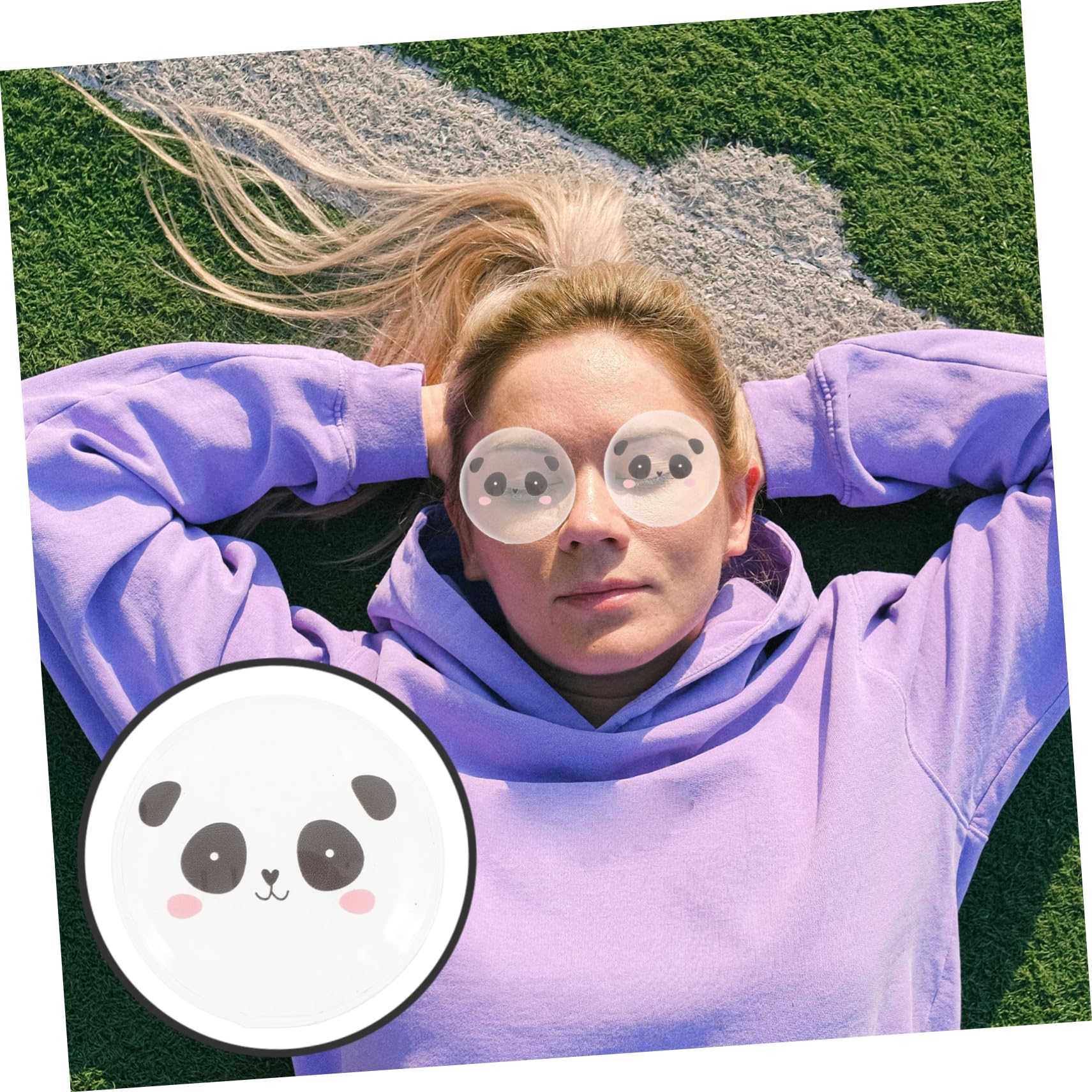 Gogogmee Fatigue Relief Eye Pads Reusable Under Eye Ice Compress Cooling for Sleep