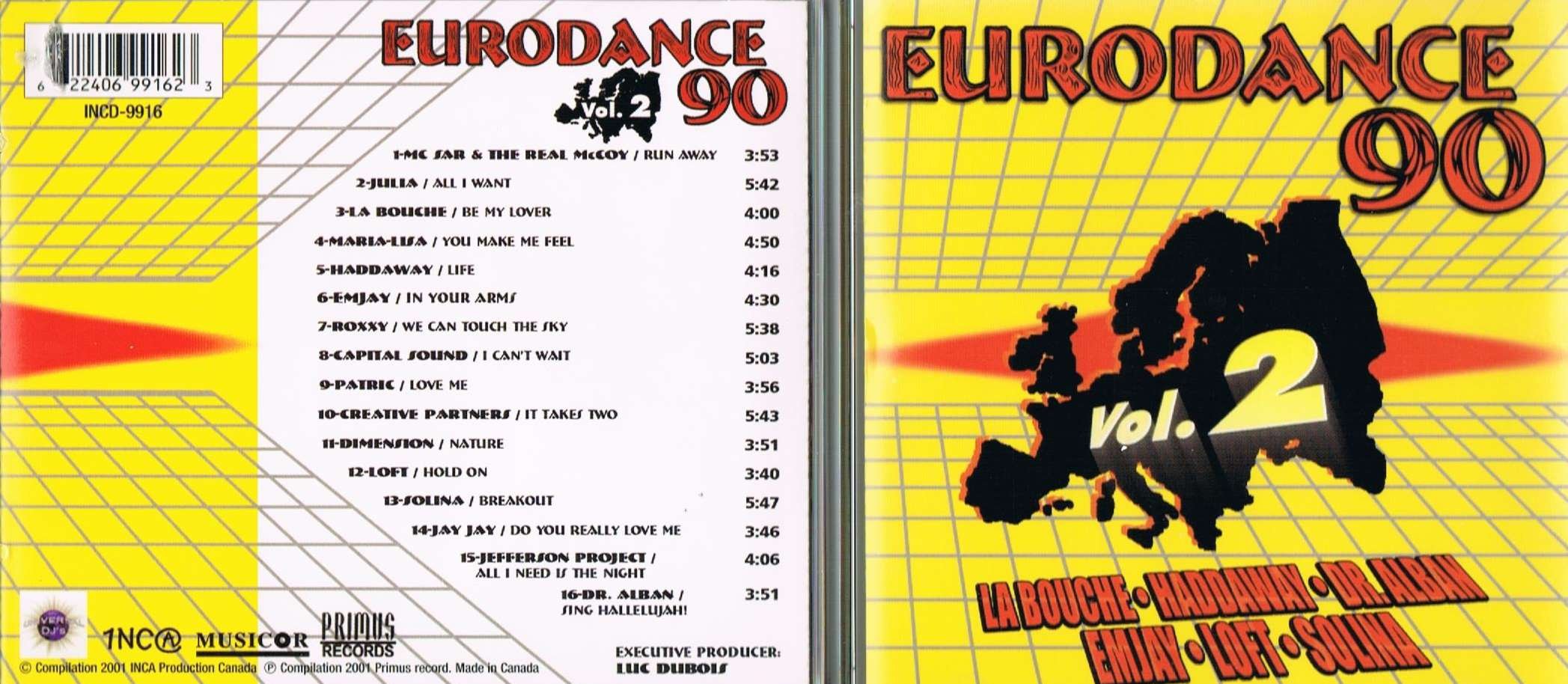 VARIOUS - V2 1990S EURODANCE 90 [Audio CD] VARIOUS