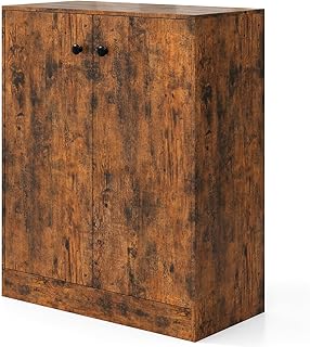 TANGZON Storage Cabinet, Wooden Buffet Sidebo...,