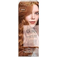 Vista 18 de L'Oréal Paris Le Color One Step - Brillo tonificante para el cabello, color caoba, 4 onzas