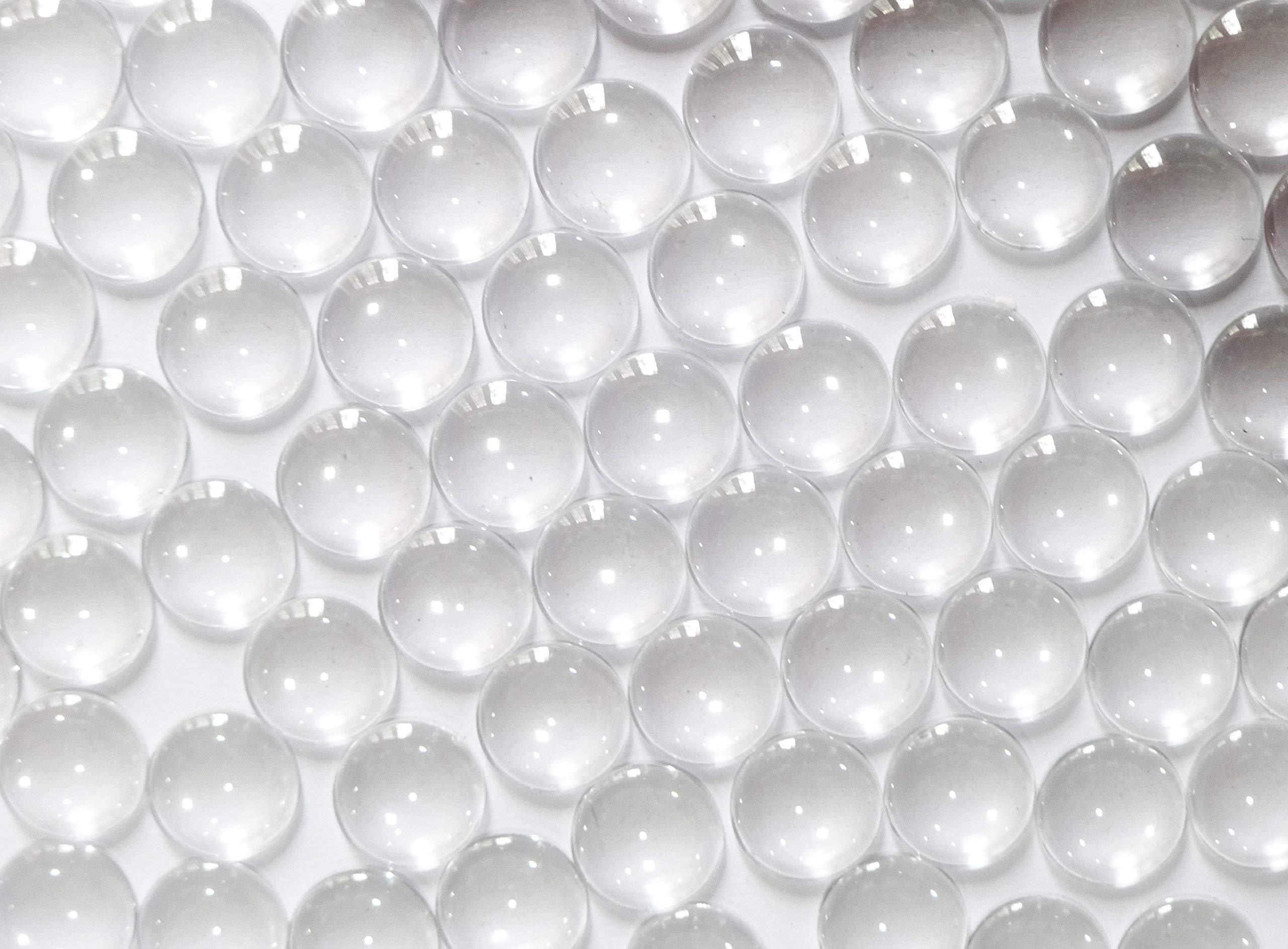 Excel Impex Flat Bottom Round Shaped Glass Crystals, Glass Pebbles Glass Gems for Decoration, Making Crafts or Aquarium Decor(Dia 15 mm)- Set of 30 | Color Clear (B07PYV9DV5) Amazon Price History, Amazon Price Tracker