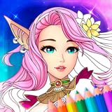 Fantasy Love Coloring Book