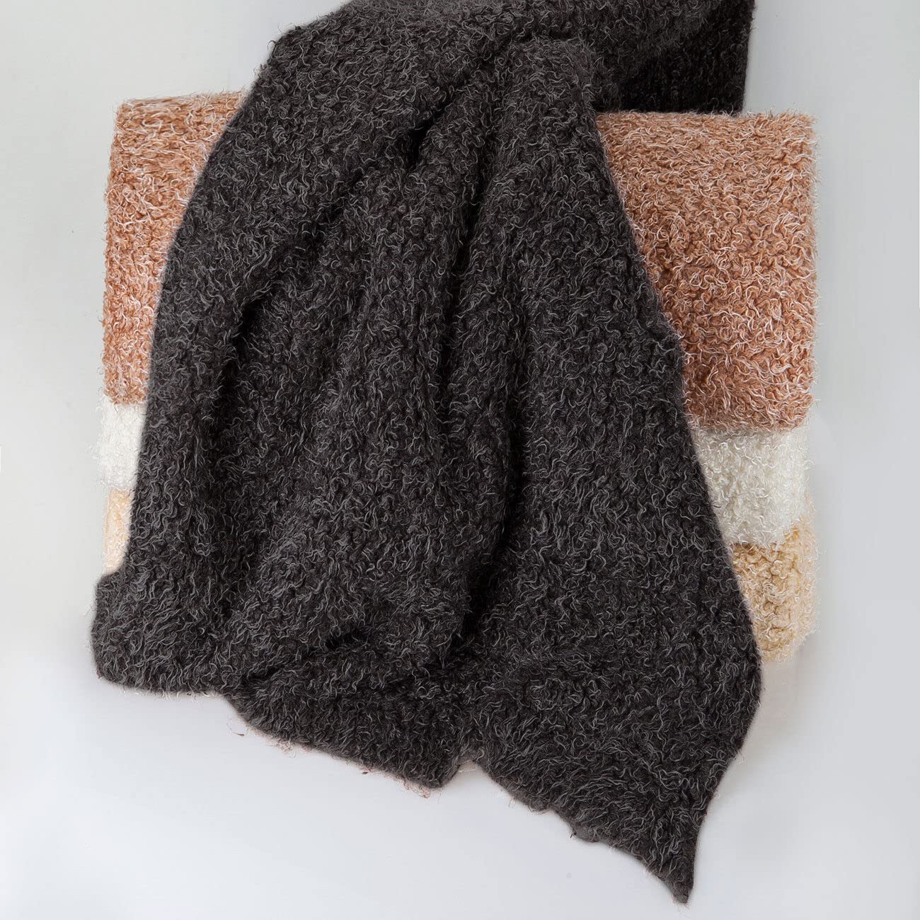 Amazon.com: Pile Fabric, Soft Sheep Wool Fleece, 6 Natural Colours