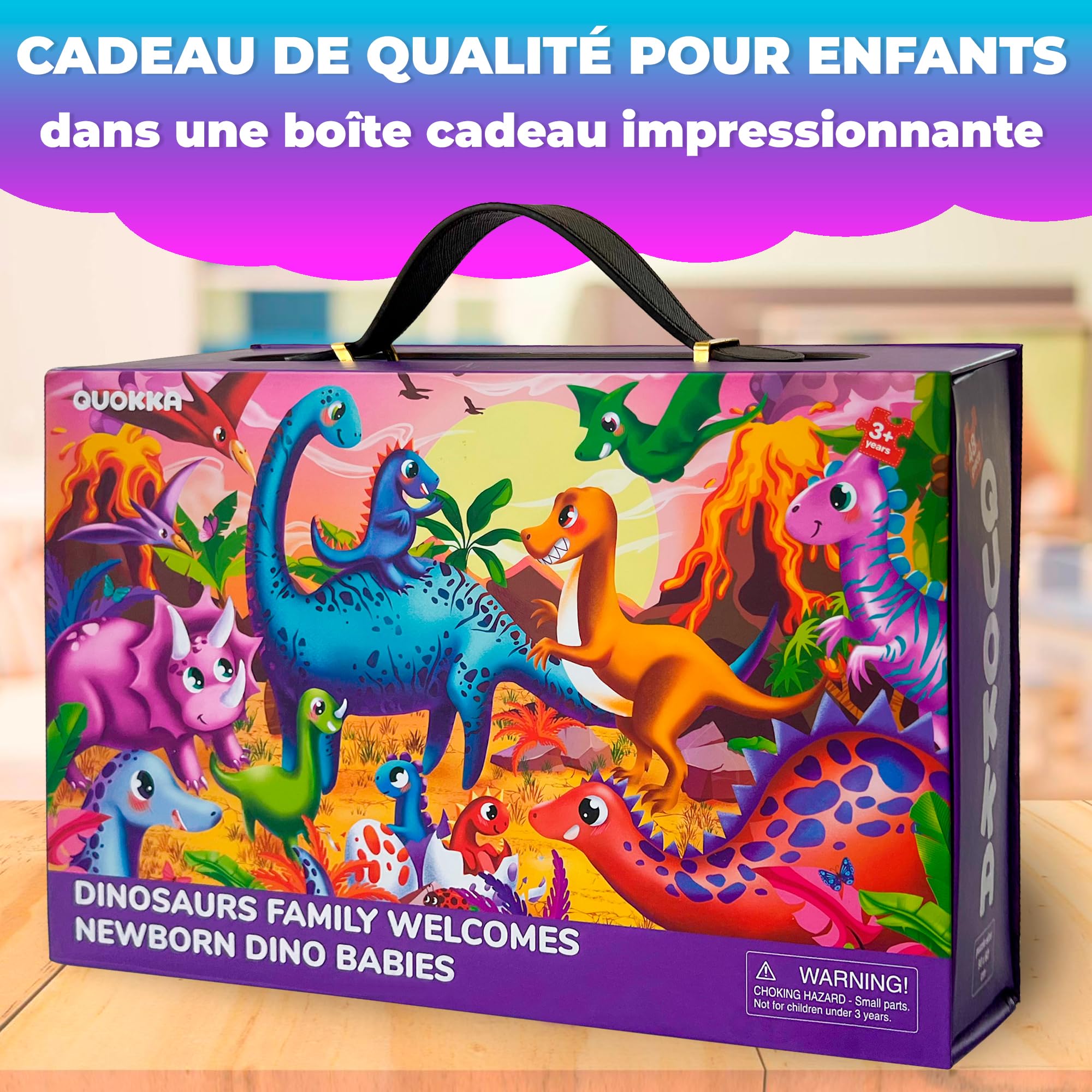 Puzzle Géant QUOKKA 48 Pièces – 60x90 Cm, Sirène, Pour Enfants 3-6 Ans – Coffret Cadeau