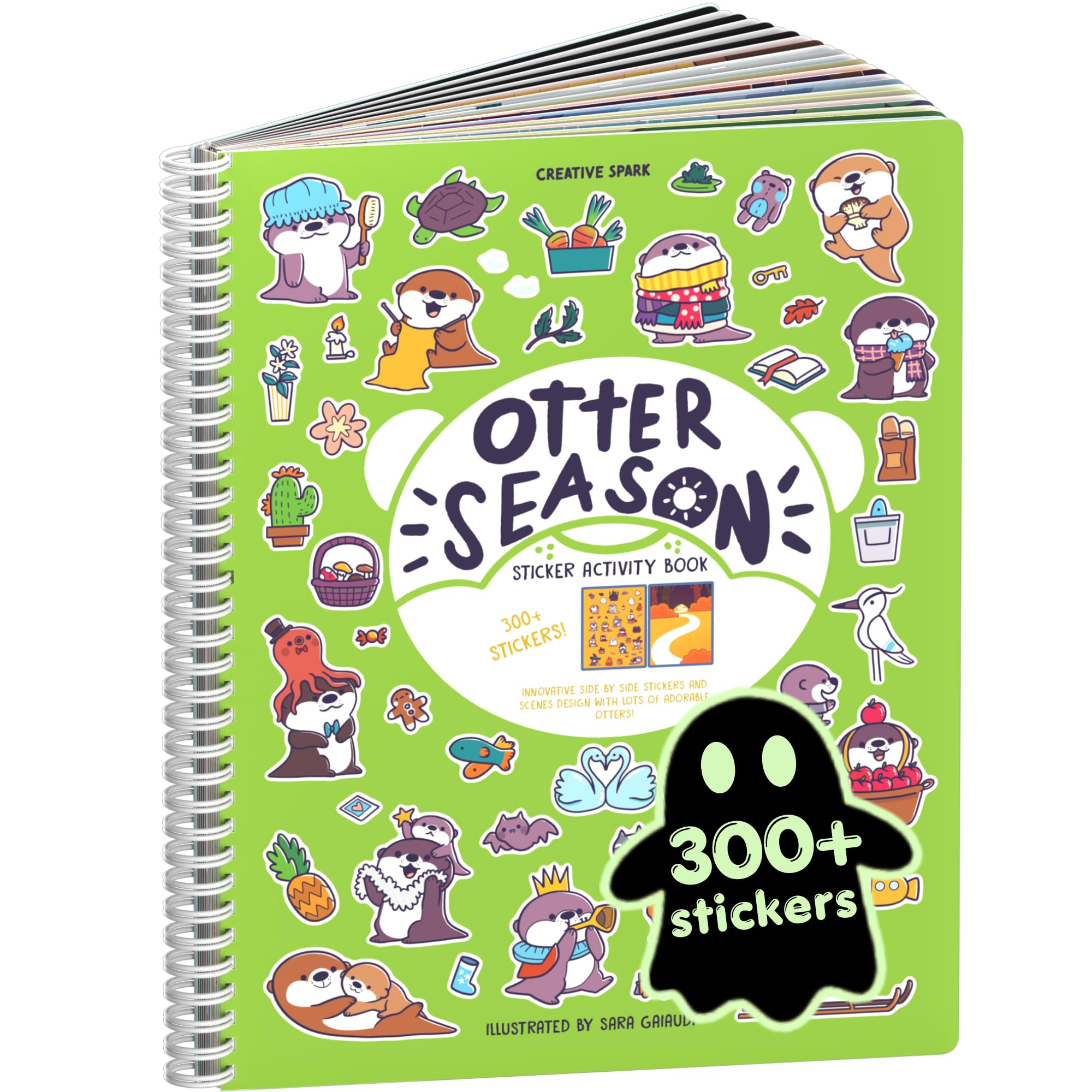 Cupkin Otter Season Coloring &amp; Sticker Activity Book | 300+ Stickers