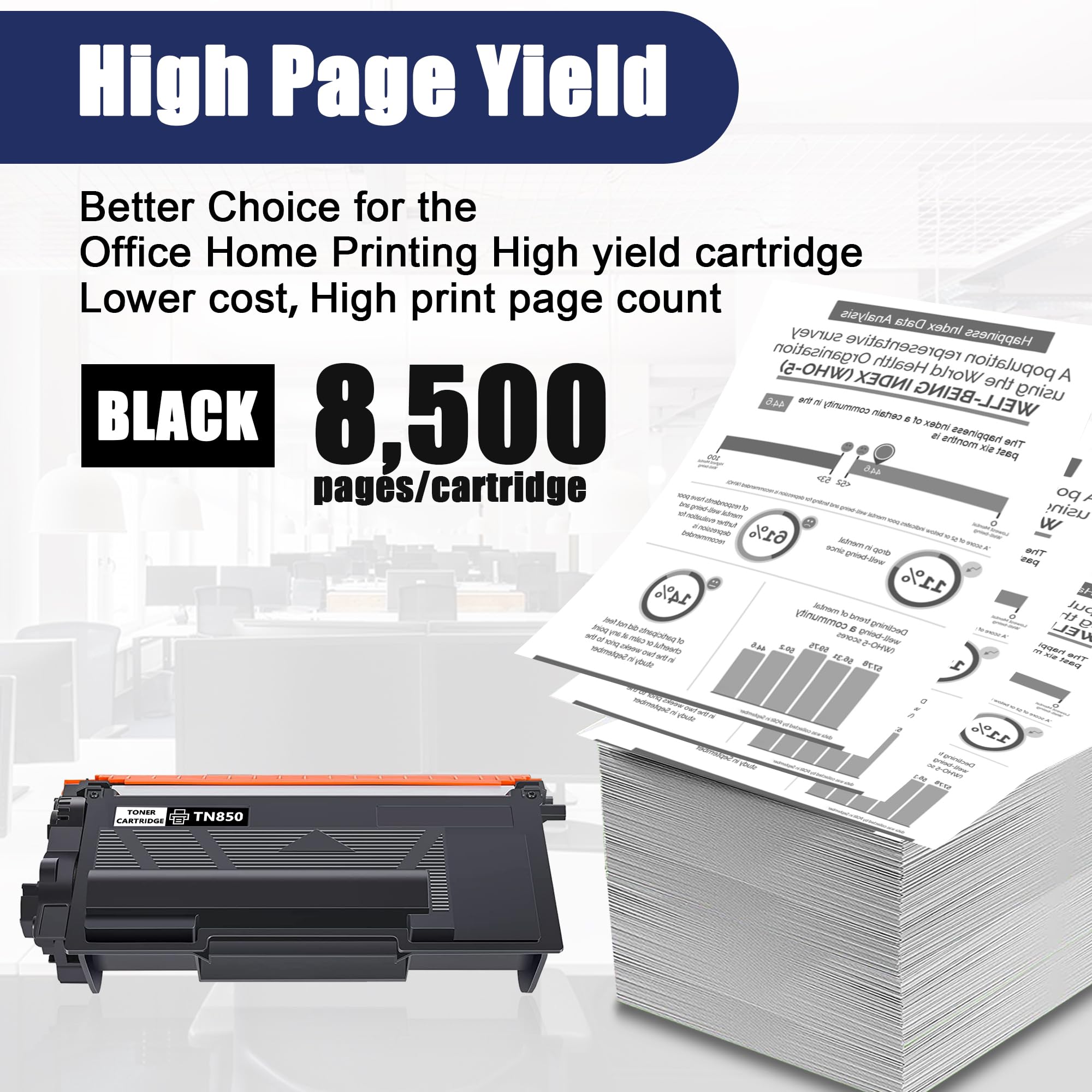 Brother TN850 High Yield Toner artridge DP-L5500DN 5600DN 5650DN MF