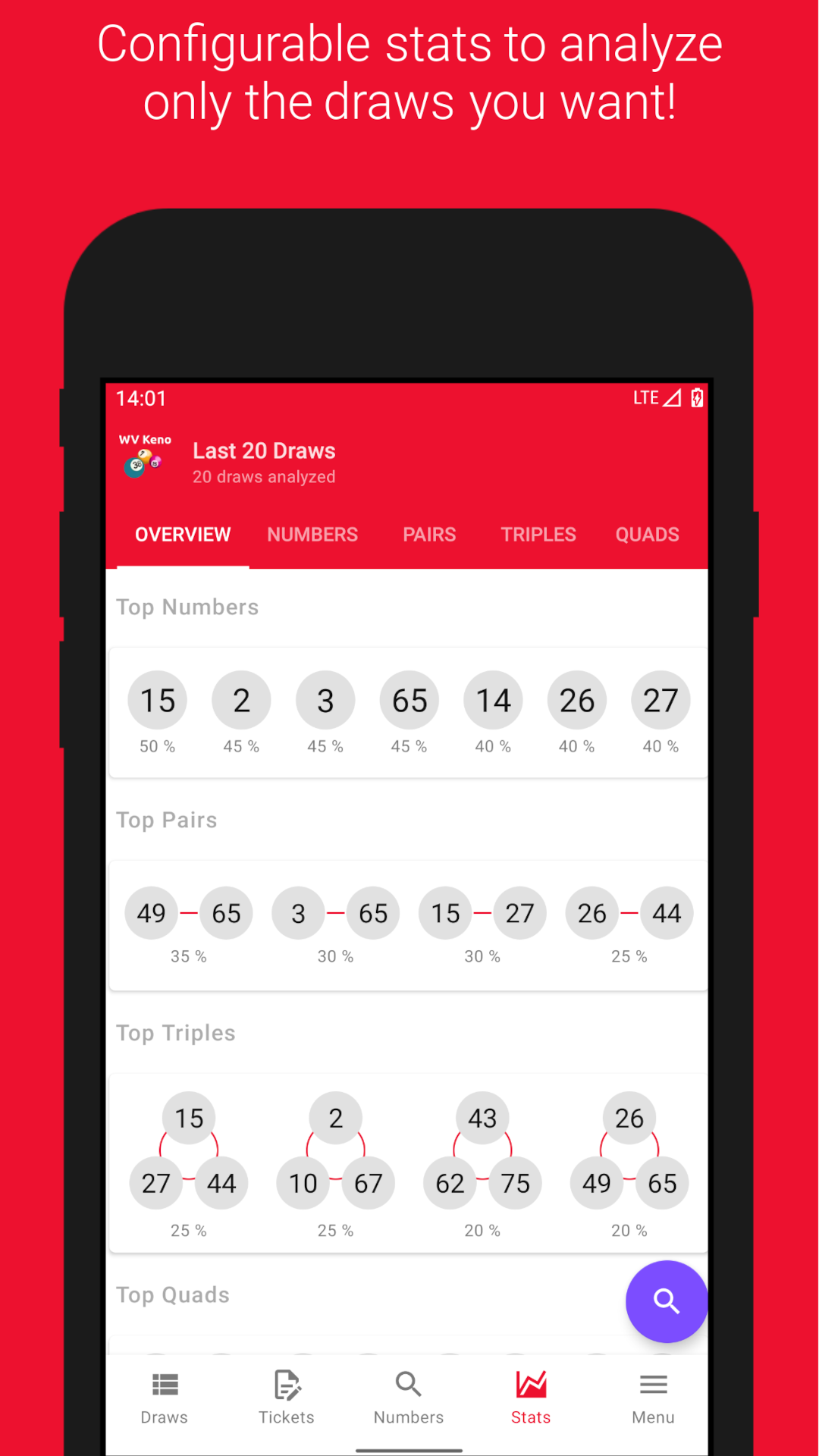 West Virginia Keno Lottery Live Results &