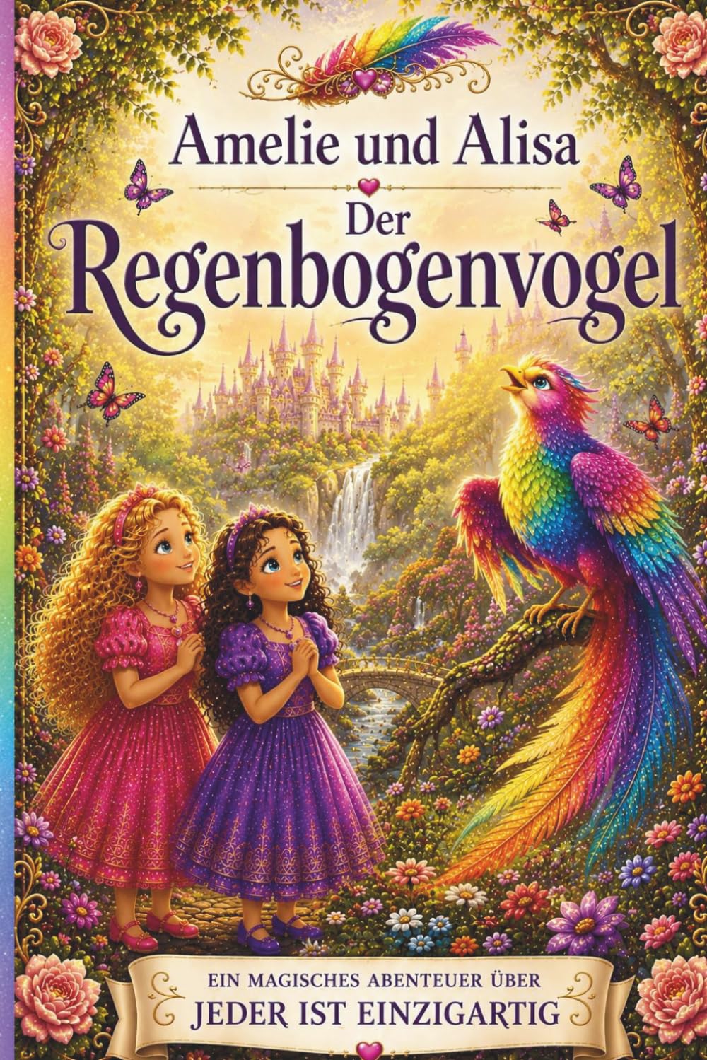 Amelie und Alisa Der Regenbogenvogel: Ein magisches Abenteuer über jeder ist Einzigartig