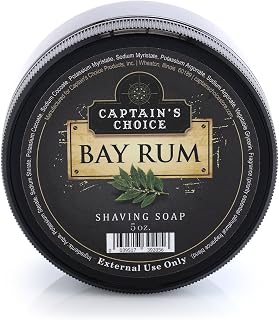 Captain's Choice BAY RUM Shaving Soap - 5 oz.