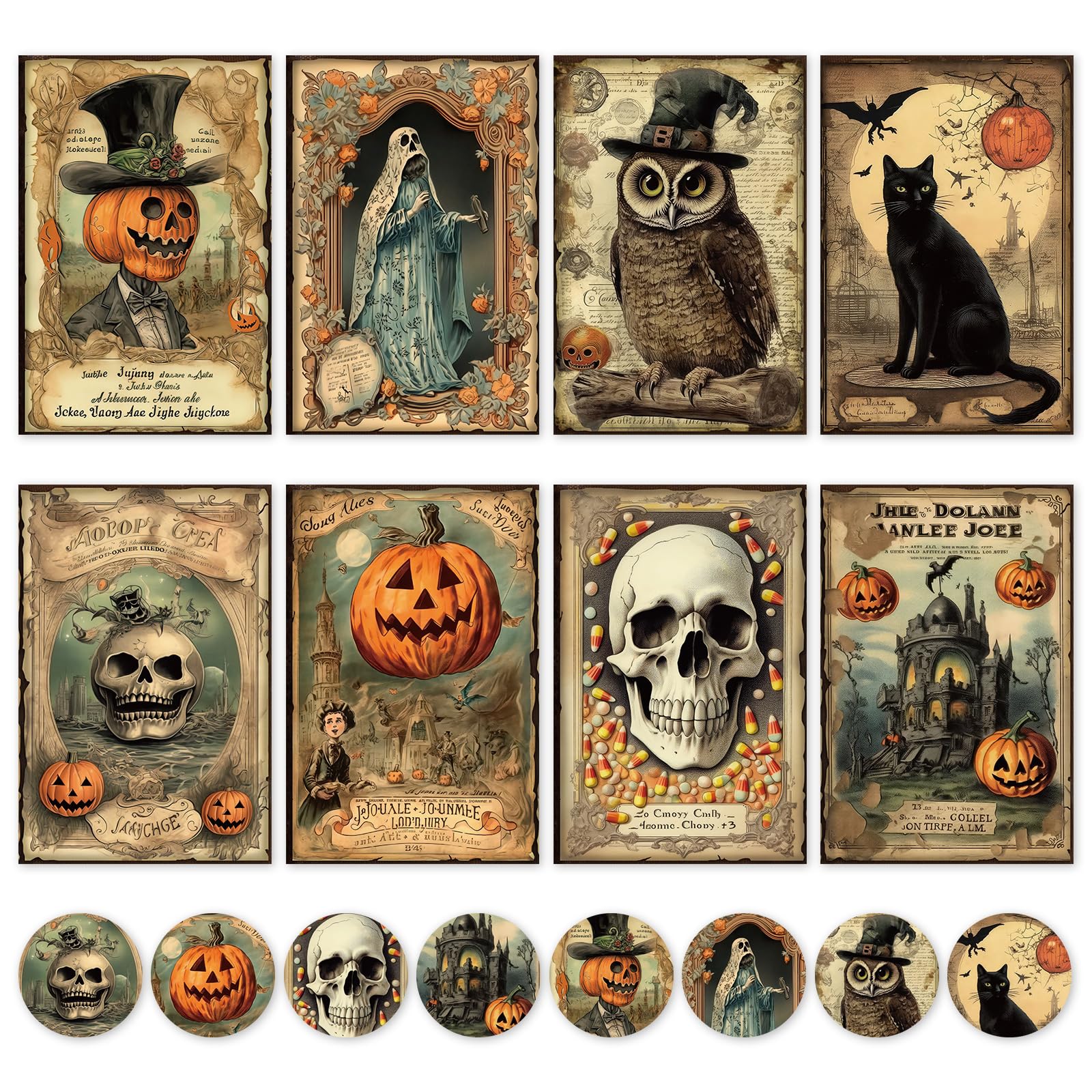 Amazon.com : Whaline 32 Pack Halloween Greeting Cards with