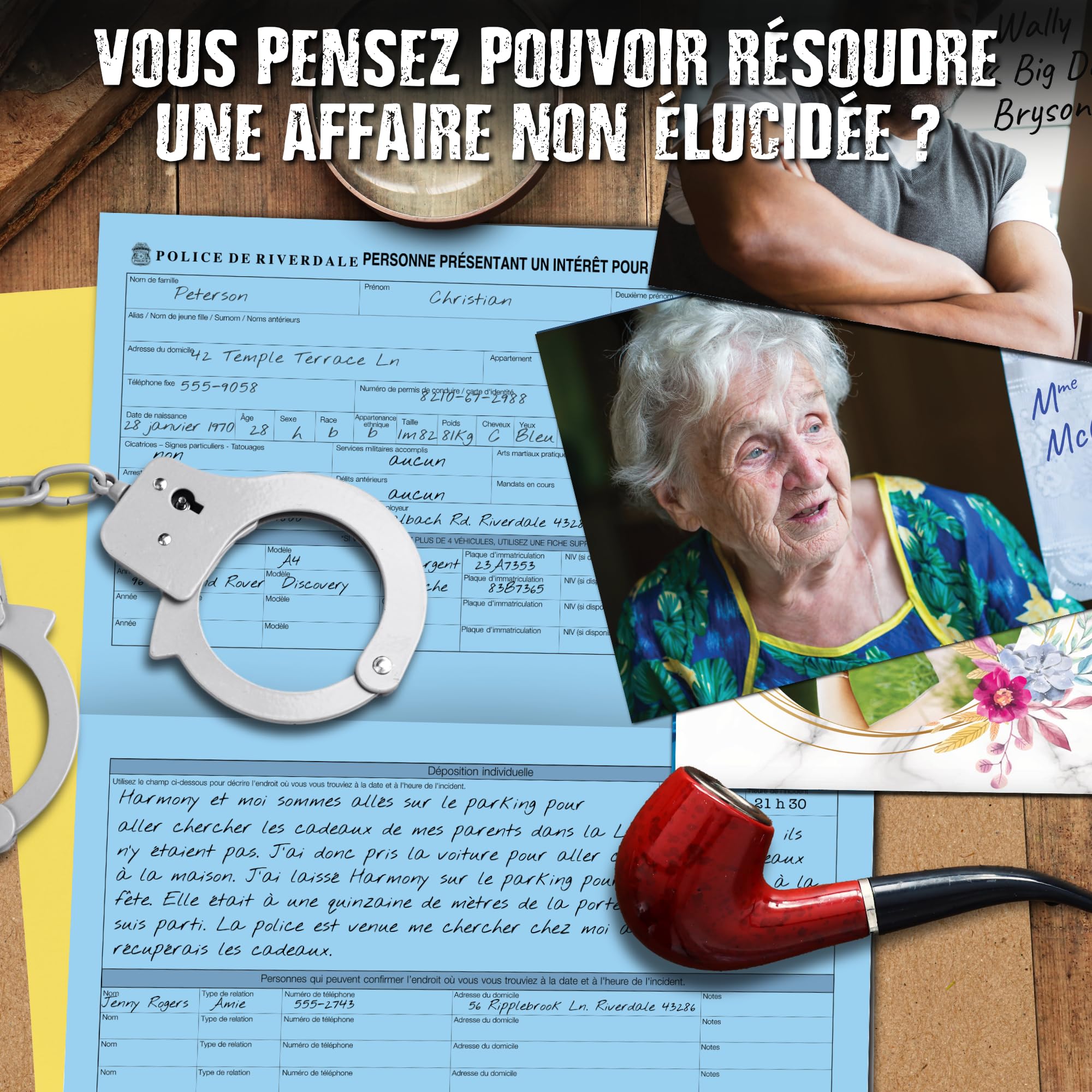 Unsolved Case Files I Jeu d’enquête sur des Affaires de meurtres Non élucidées (français) – Qui a tué Harmony Ashcroft ? Parviendrez-Vous à démasquer l’auteur du Crime ?