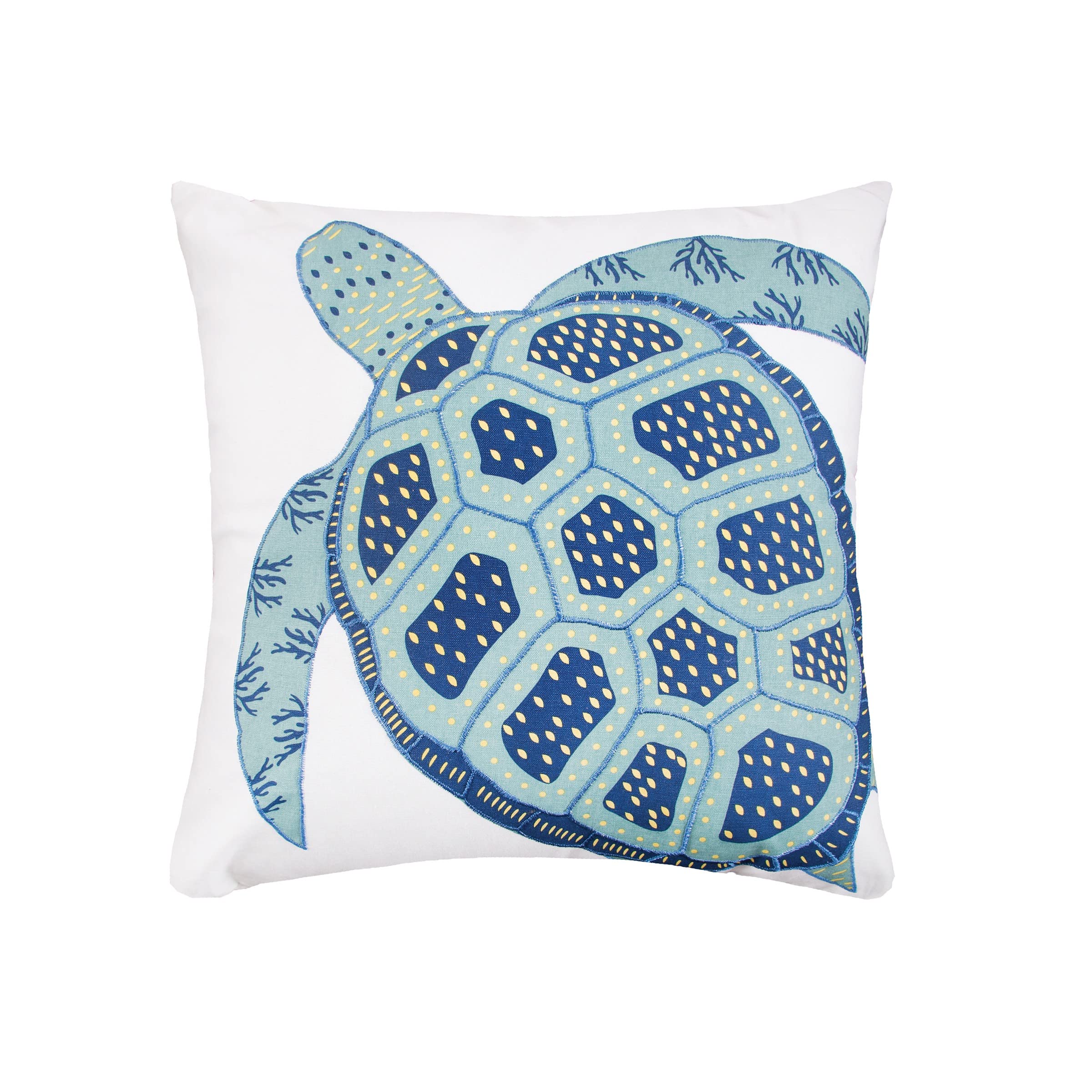 C&F Home Turtle Pillow 18" x 18" Blue