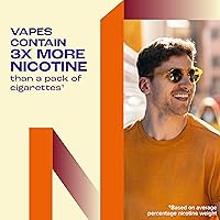 Vista 2 de Nicorette 2 mg de goma de mascar de nicotina para dejar de fumar - Fruit Chill con sabor a ayuda para dejar de fumar, 100