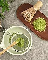 Vista 5 de Matcha Whisk Set, Bamboo Whisk (Chasen), Scoop (Chashaku) & Stainless Steel Sifter, 3-PC Replacement Tool Kit for Matcha Tea Making
