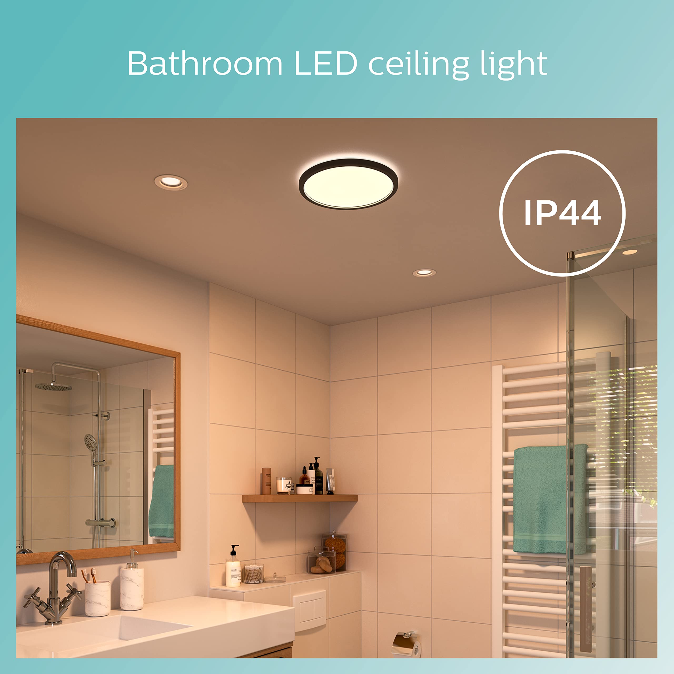 Philips LED Superslim CL550 SS RD 18W 27K W WVIP4406, White, Standard - Image 4