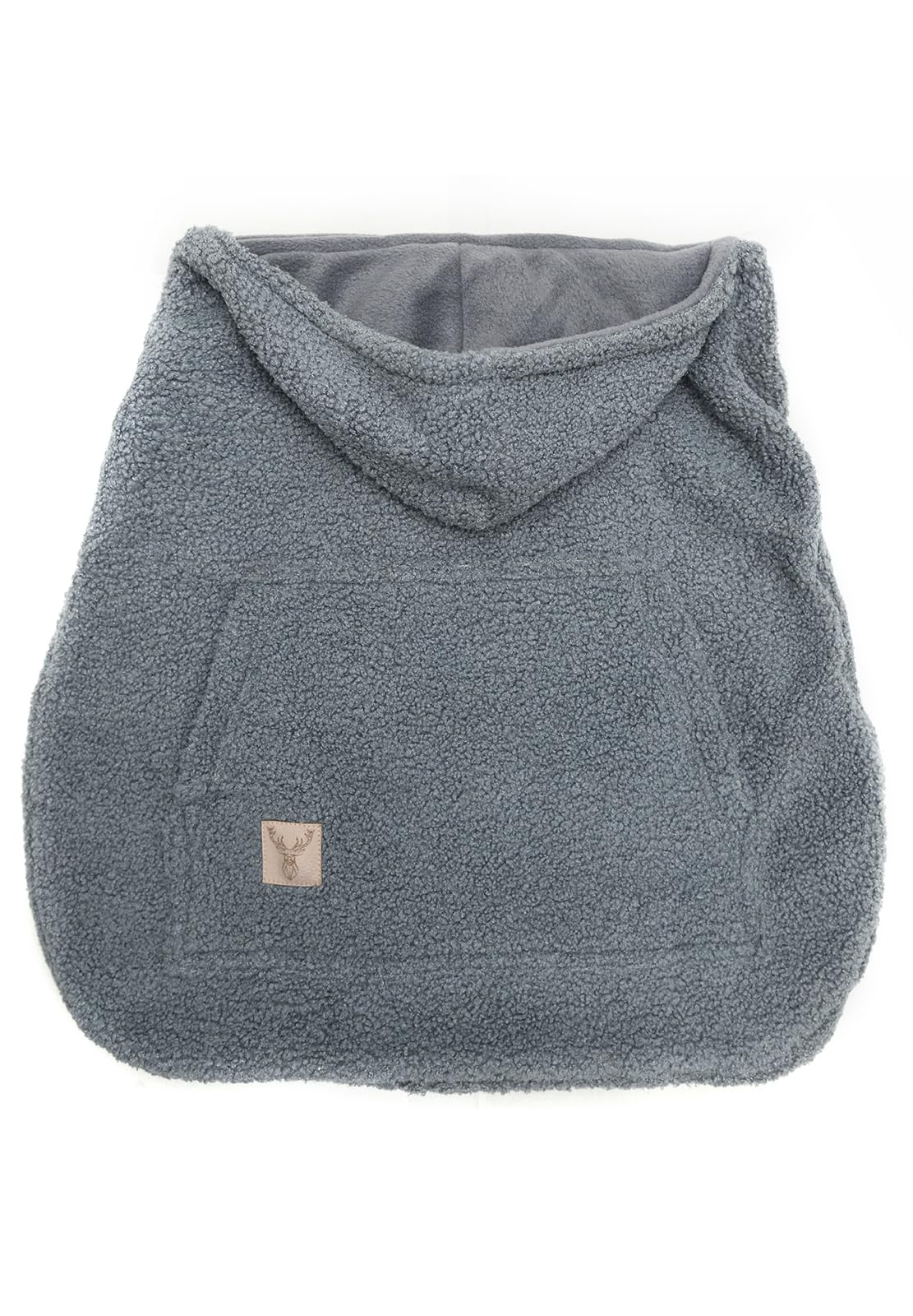 MijaCulture Housse de transport Teddy M025 pour porte-bébé - Couverture chaude grise