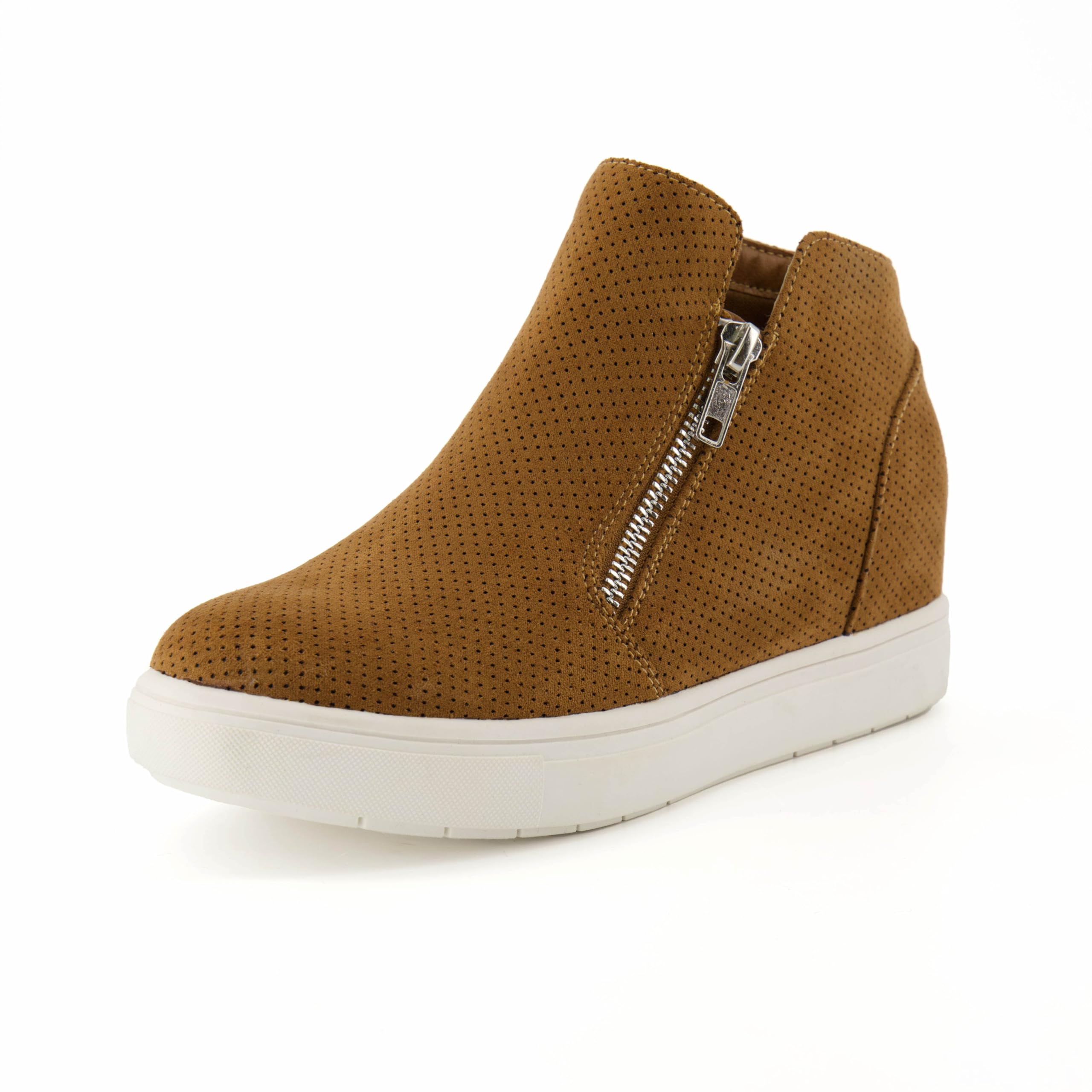 CUSHIONAIRE Women's Hart Hidden Wedge Sneaker +Wide Width Available
