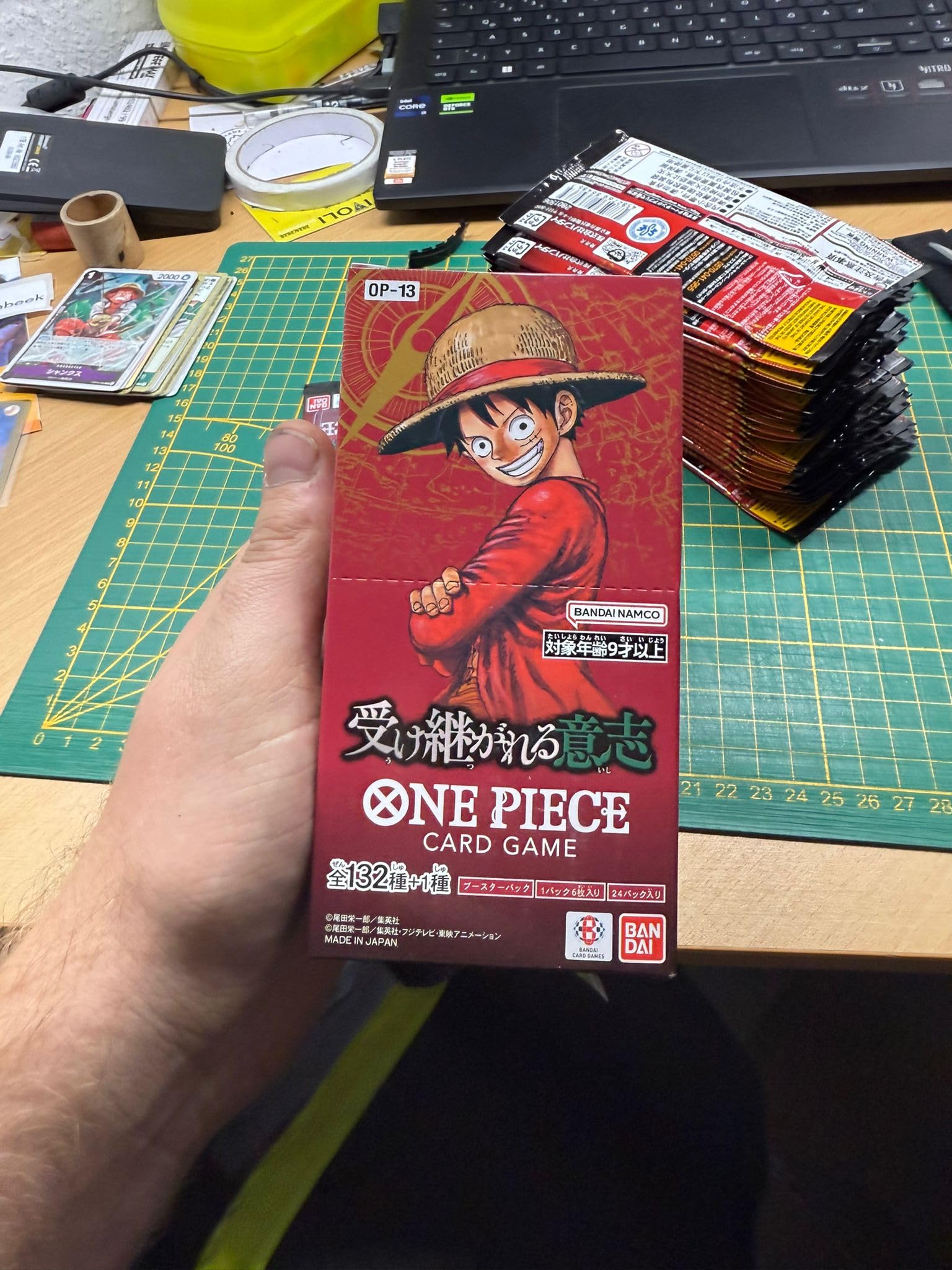 Amazon.com: BANDAI ONE Piece Card Game Inherited Will (OP-13) (Box