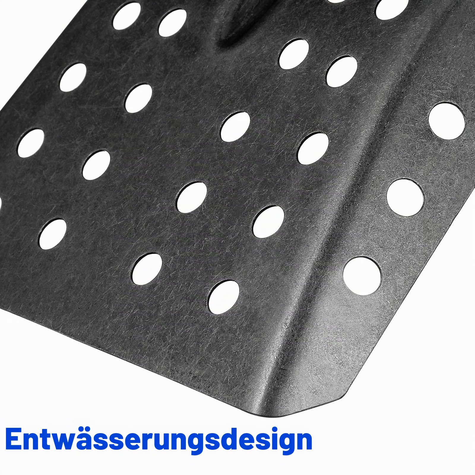 Siebschaufel Aus Metall Dicke, Siebschaufel aus Manganstahl Metall Schlammschaufel Abflussschaufel Kanalisation für Die Bepflanzung Und Umpflanzung Von Gärten Zur Abwasseraufbereitun