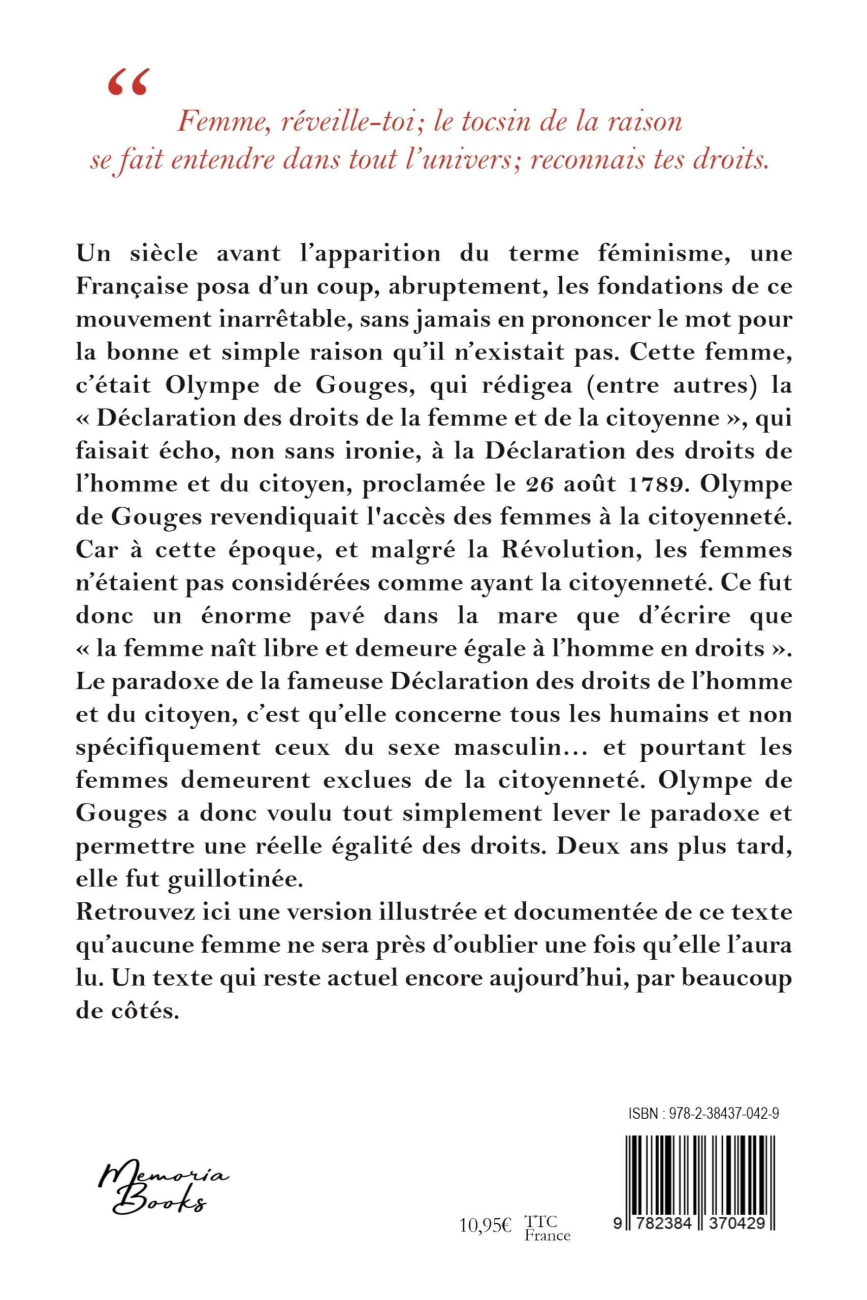 Déclaration des droits de la femme et de la citoyenne