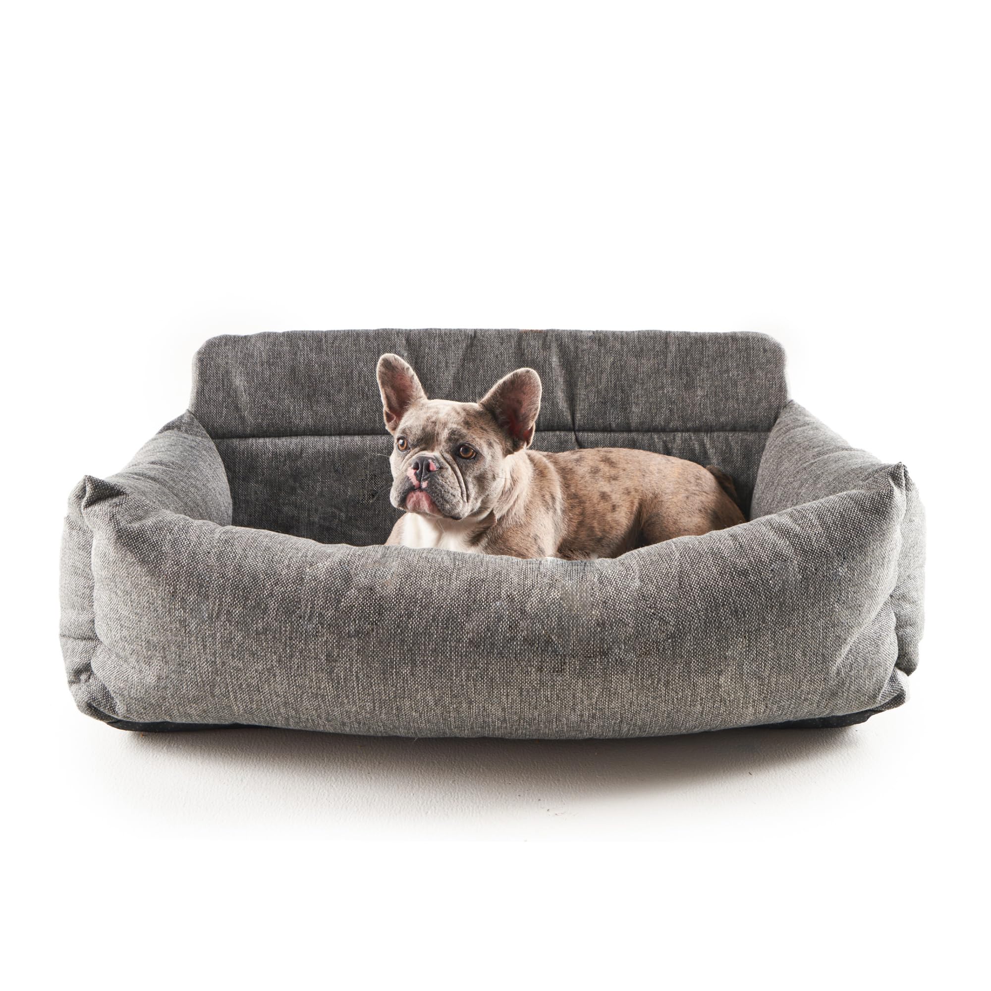 Paw Brands Asiento doble de coche para perro, cama de viaje de espuma viscoelástica para asiento trasero