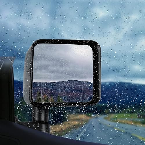 Miniatura 2 de ECCPP Aplicable a 2007-2017 para Jeep Wrangler Espejo lateral calefactado plegable manual del pasajero