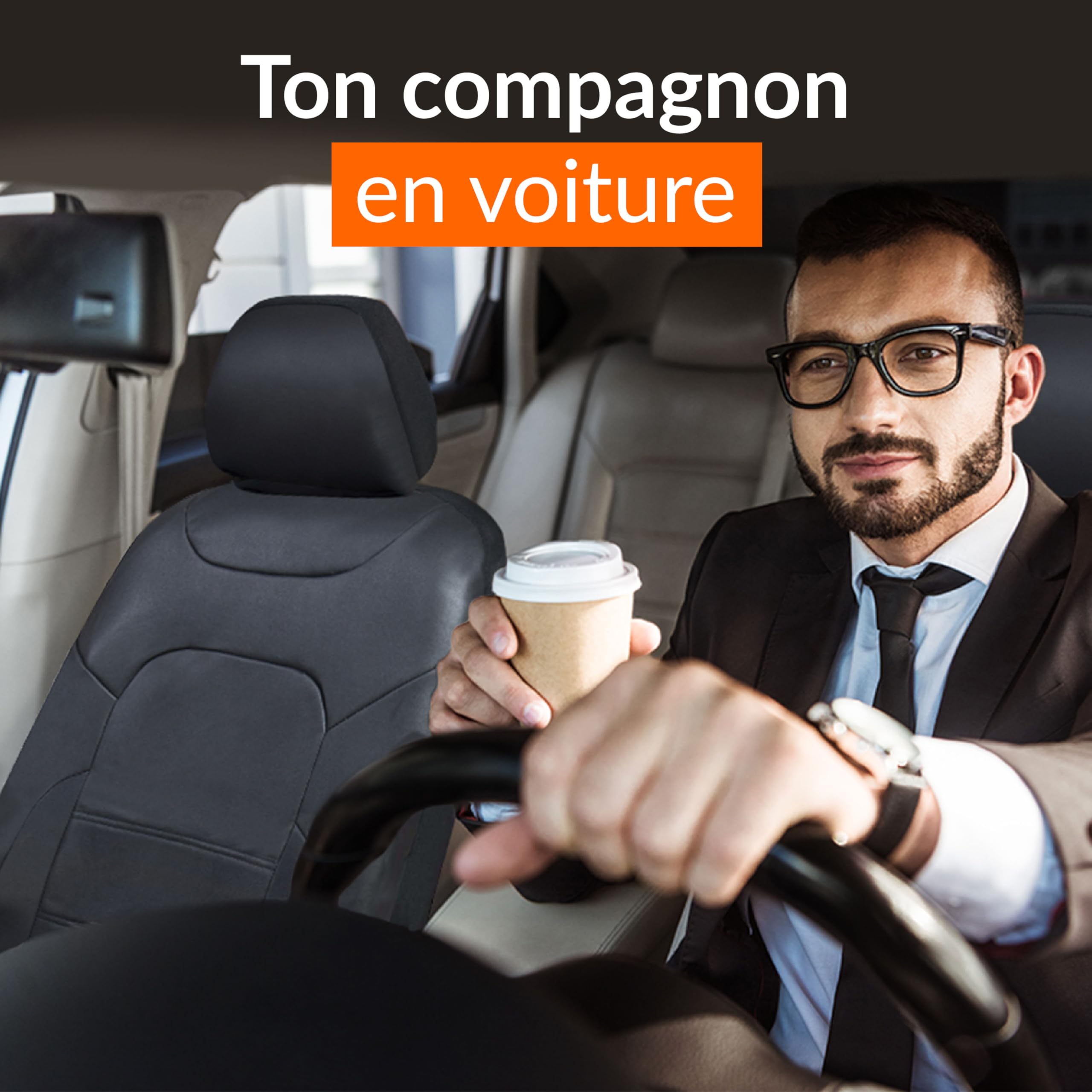 upgrade4cars Housses de Siège de Voiture Avant Simili-Cuir Universelle | Simili cuir facile à nettoyer | plupart des voitures | Été & Hiver