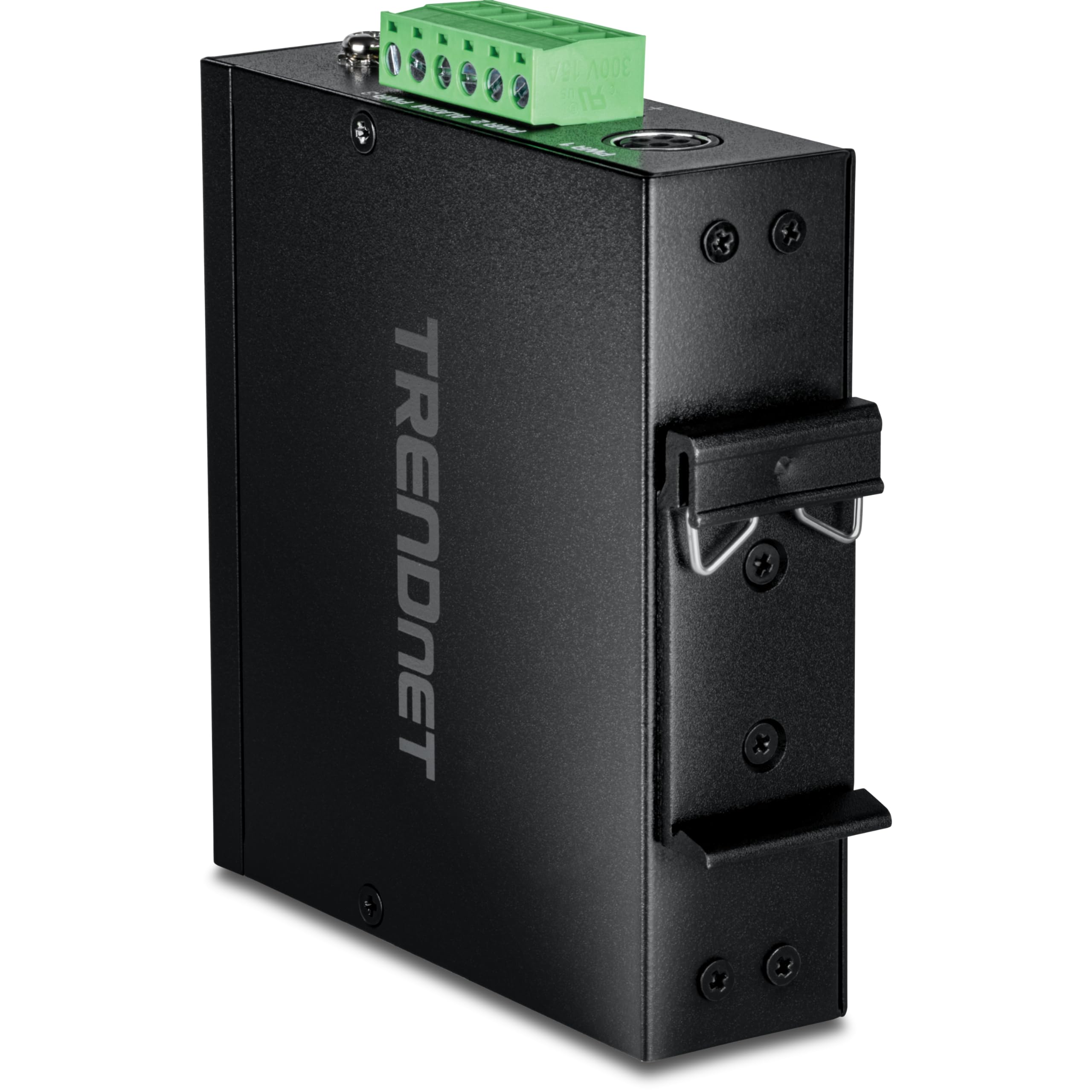 TRENDnet, TI-PF11SFP, Convertisseur de média Industriel SFP vers Gigabit PoE+, boîtier classé IP30, Plage de température de Fonctionnement -40°–75 °C à (-40° – 167 °F)