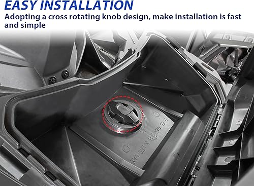 Miniatura 2 de Caja de carga de almacenamiento para Outlander, 2 galones (7.5 litros) negro delantero trasero bastidores caja de herramientas de cama asiento