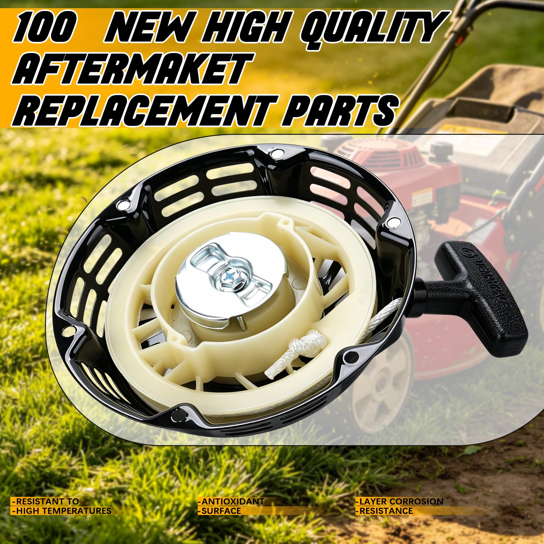 Cubierta de arranque para Harbor Freight-Predator Rato 212cc 6.5HP 7HP OHV Motor Go Kart Pit Bike Generador cortacésped
