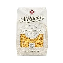 La Molisana – Succhietti n. 34, Pasta Classica da Solo Grano Italiano, Trafilata al Bronzo, Formato Corto Ideale per Minestre e Zuppe, Surface Ruvida e Tenace, Confezione da 500 g
