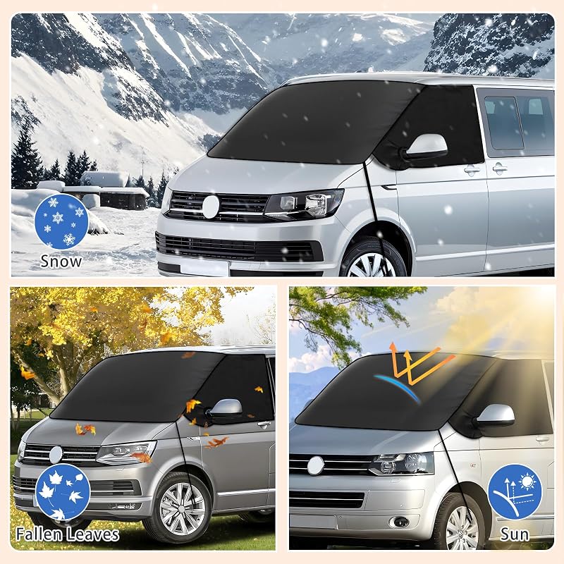 ZATOOTO VW T5 T6 szélvédő takaró 600D Oxford vízálló napvédelem