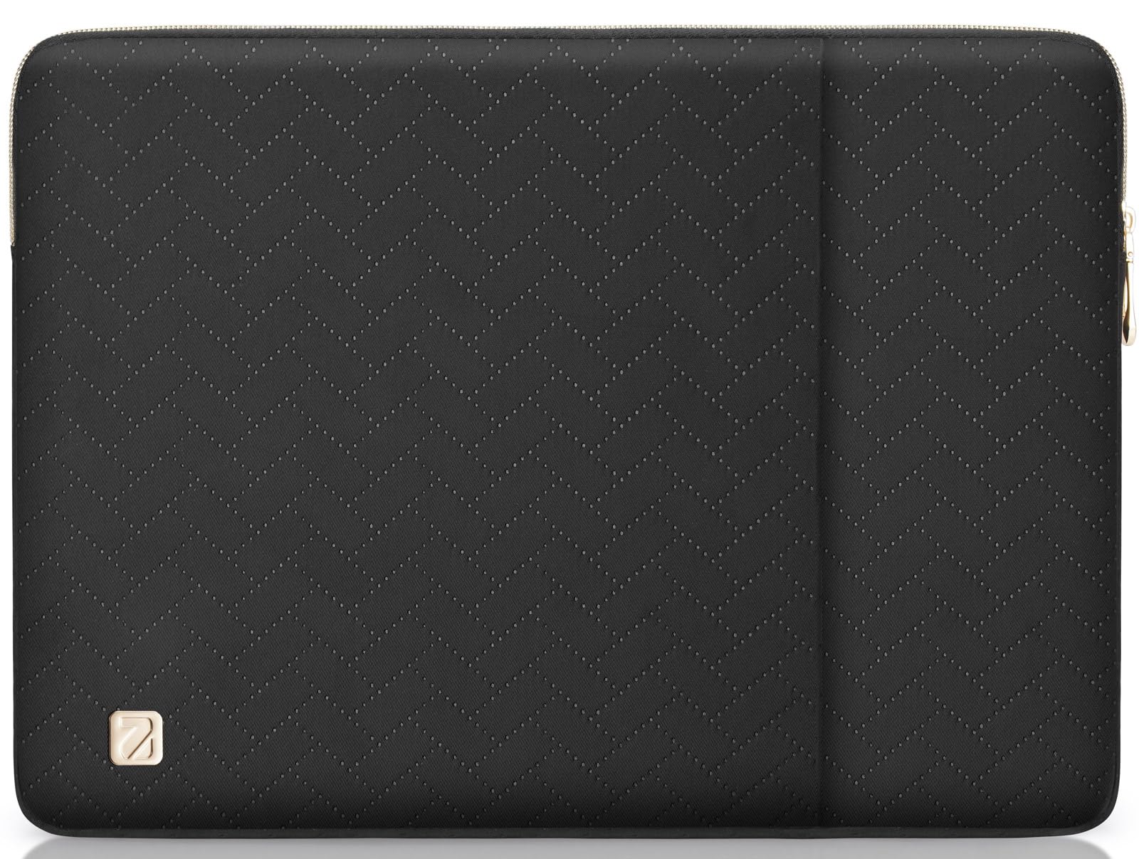 NIDOO 15.6 Inch Laptop Sleeve Case Protective Notebook Bag Cover for 15.6" ThinkPad T15 L15 E15/ 16" IdeaPad Flex 5i/ Yoga 7i/ ThinkPad X1 Extreme P16 T16 Z16/ G16 Gaming/MateBook D16, Embossed Black