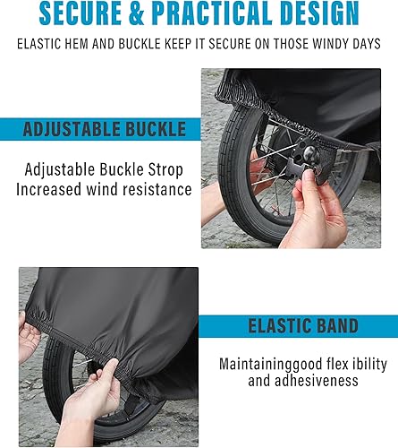 Miniatura 6 de Funda para motocicleta, accesorios de motocicleta, cubierta completa para motocicleta, impermeable, para exteriores, accesorios de automóvil, funda