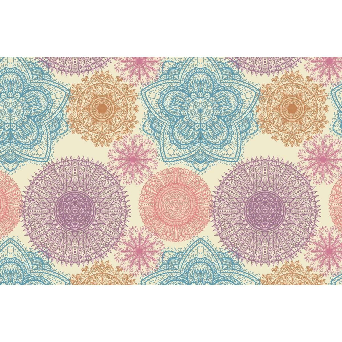 ArtzFolio Elegant Flowers | Art & Craft Gift Wrapping Paper Sheet | Plain & Smooth Effect | 19 x 13 inch (48 x 33 cms); Set of 10 Sheets